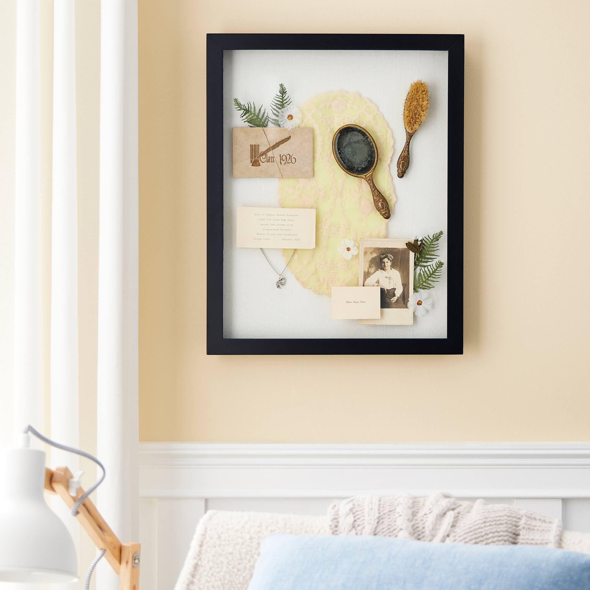 Black Front Opening Shadow Box by Studio Décor